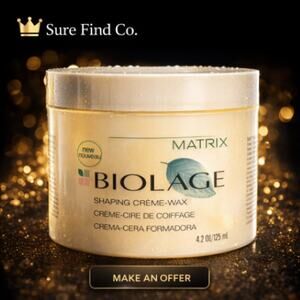 Matrix Biologe Shaping Creme-Wax Hair Styling Cream Wax 4.2 fl oz 125 ml NEW